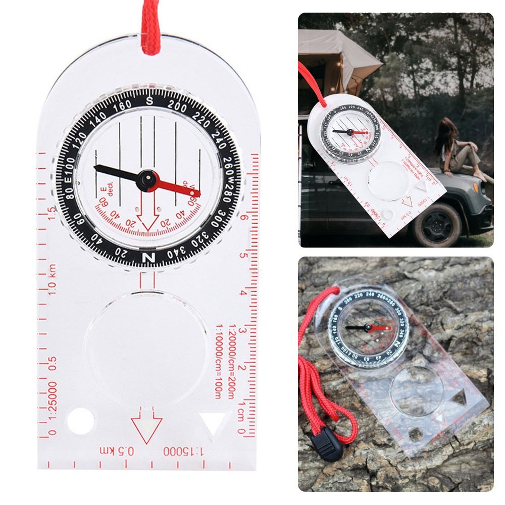 Compass Lensatic - Piastra base di orientamento Bussola Escursionismo