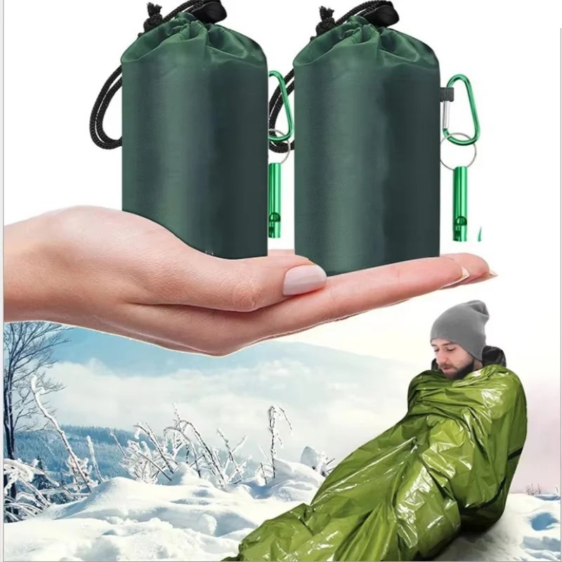 Bivy Bag Emergency - Sacco a Pelo Termico Portatile Impermeabile
